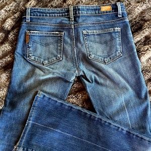 Paige premium denim LAUREL CANYON boot cut jeans  Size 27 with a  31" inseam